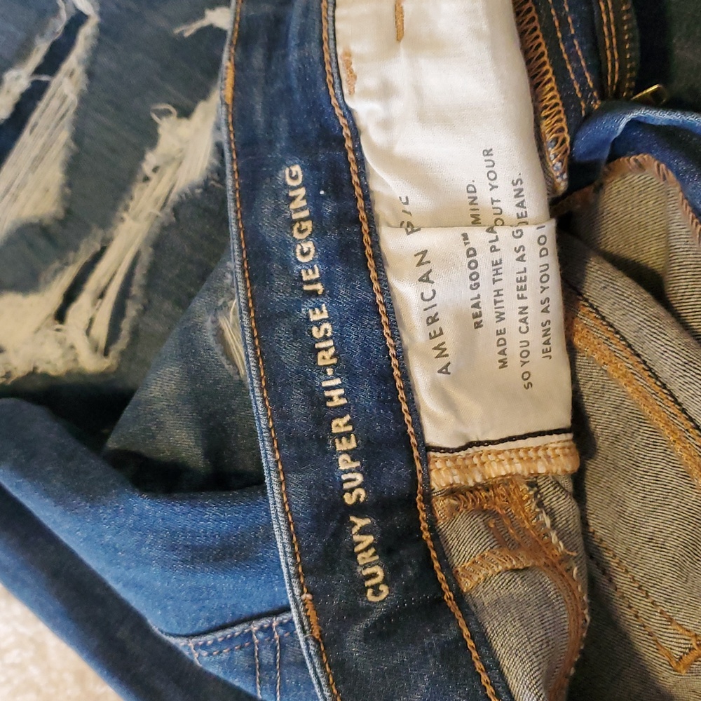 American Eagle jeans- Next Level Stretch Size 10 short-New with tag - Picture 6 of 11